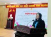 Đồng chí Nguyễn Thị Hoài Lê - PCT LĐLĐ tỉnh, Chủ tịch Công đoàn viên chức tỉnh chủ trì hội nghị